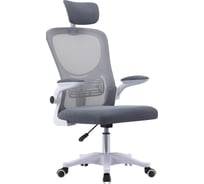 Офисное кресло DEFENDER Creator серый, сетка, подголовник, класс 1 64020