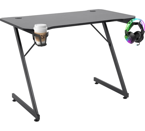Игровой стол DEFENDER Black Scorpion подвес кружки+гарнитуры, черный 64236 1