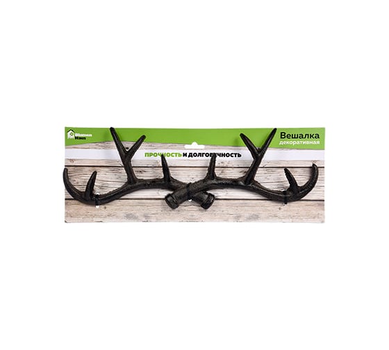 Декоративная вешалка BlumenHaus Рога 36x11x5 см 66026