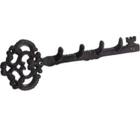 Вешалка-ключница BlumenHaus 4 крючка, декоративная, 31.5x10x2 см 66024