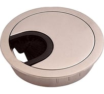 Заглушка кабель-канала GTV металлическая D-80 мм сатин PM-LBFI80-02