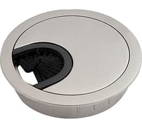 Заглушка кабель-канала GTV металлическая D-80 мм алюминий PM-LBFI80-05