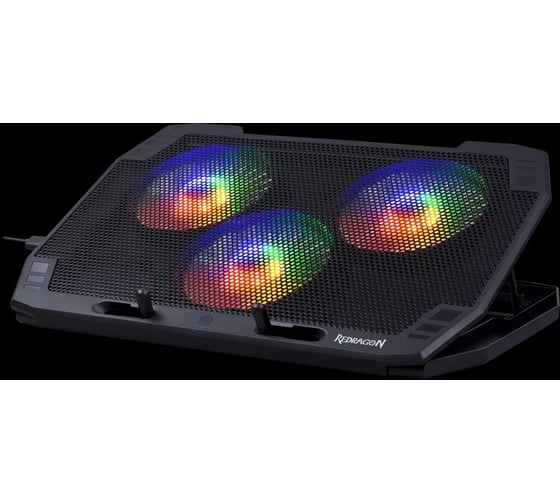 Подставка для ноутбука Redragon Ingrid 15-17'', 2 USB, 3 вентилятора 1100RPM 70991