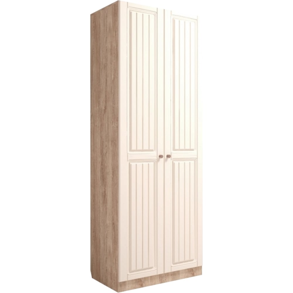 Шкаф Woodville Майя М-02 дуб баррик светлый / крем брюле 402305 ...