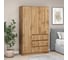 Шкаф Letta 3 в 1 Пакс с 3 ящиками дуб вотан 1050x1800x454 L3740 3