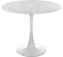 Стол стеклянный Woodville Tulip 90x74, super white glass 15769