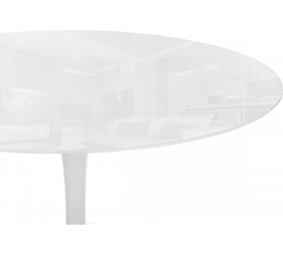 Стол стеклянный Woodville Tulip 90x74, super white glass 15769