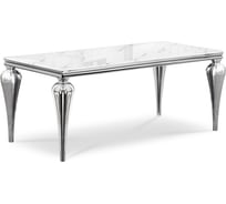 Стол стеклянный Woodville Vase 180x90x76, белый 15305