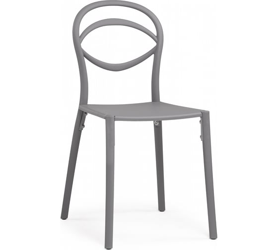 Пластиковый стул Woodville Simple gray 15740 1