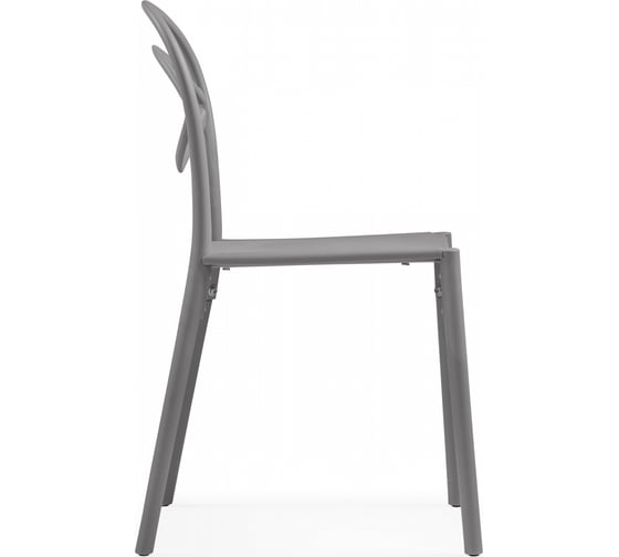 Пластиковый стул Woodville Simple gray 15740