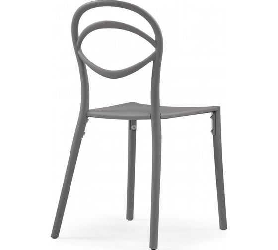 Пластиковый стул Woodville Simple gray 15740