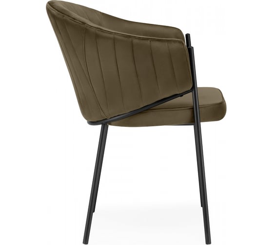 Стул на металлокаркасе Woodville Kortni сappuccino / black 15704
