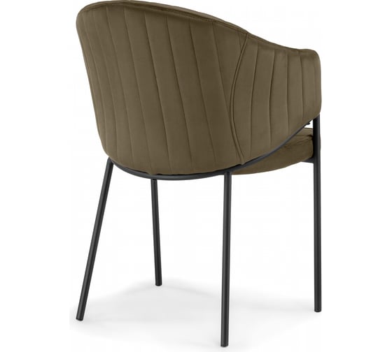 Стул на металлокаркасе Woodville Kortni сappuccino / black 15704