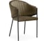 Стул на металлокаркасе Woodville Kortni сappuccino / black 15704 1