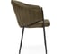 Стул на металлокаркасе Woodville Kortni сappuccino / black 15704 3