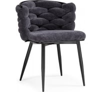 Стул на металлокаркасе Woodville Rendi gray-blue / black 15760