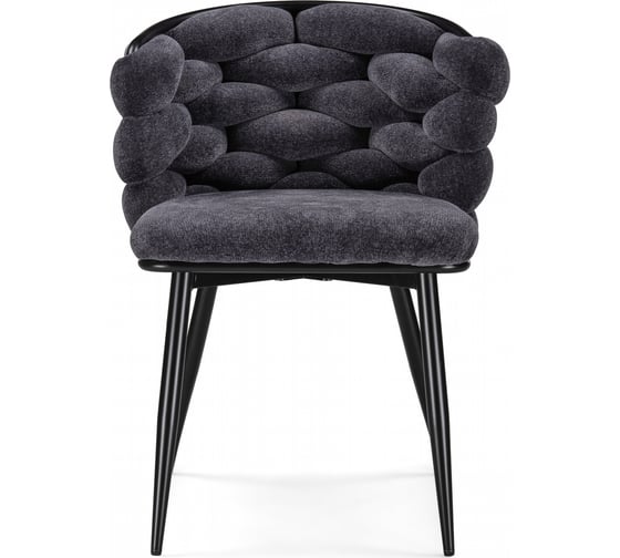 Стул на металлокаркасе Woodville Rendi gray-blue / black 15760