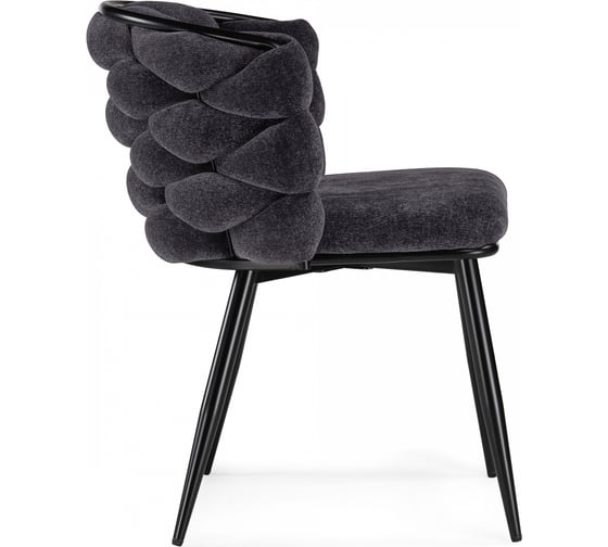 Стул на металлокаркасе Woodville Rendi gray-blue / black 15760