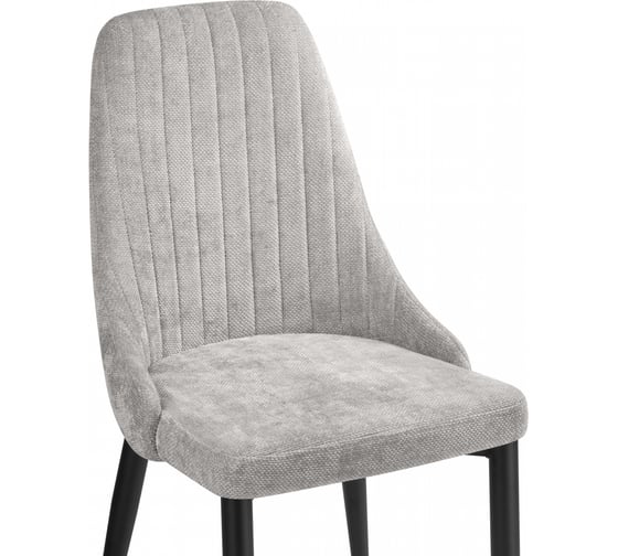 Стул на металлокаркасе Woodville Kora black / gray 15751