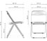 Пластиковый стул Woodville Fold складной white 15749 6