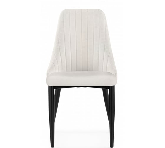 Стул на металлокаркасе Woodville Kora white / black 15755
