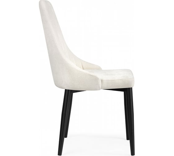 Стул на металлокаркасе Woodville Kora white / black 15755
