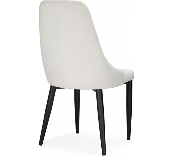 Стул на металлокаркасе Woodville Kora white / black 15755