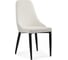 Стул на металлокаркасе Woodville Kora white / black 15755 1
