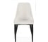 Стул на металлокаркасе Woodville Kora white / black 15755 2