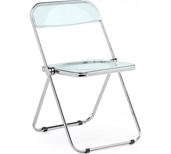 Пластиковый стул Woodville Fold складной clear gray-blue 15748