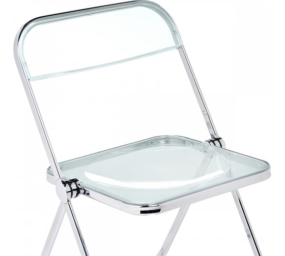 Пластиковый стул Woodville Fold складной clear gray-blue 15748