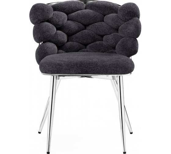 Стул на металлокаркасе Woodville Rendi gray-blue / chrome 15761