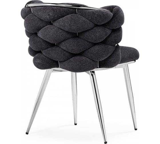 Стул на металлокаркасе Woodville Rendi gray-blue / chrome 15761