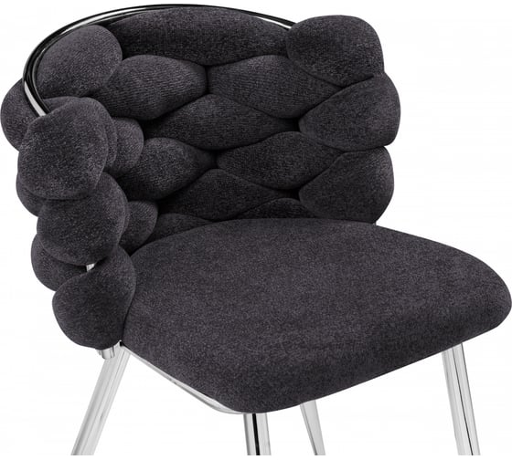 Стул на металлокаркасе Woodville Rendi gray-blue / chrome 15761