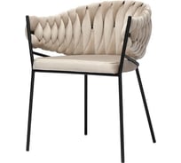 Кресло Bergenson Bjorn Lind, велюр, бежевое BB0000628