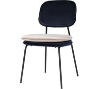 Стул Bergenson Bjorn Pea, велюр, темно-синий/бежевый BB0000616