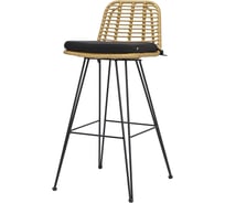 Стул барный Bergenson Bjorn Vetle Flat, ротанг BB0000479