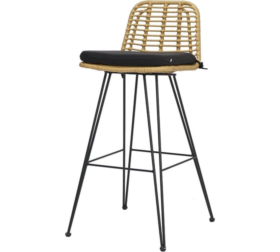 Стул барный Bergenson Bjorn Vetle Flat, ротанг BB0000479