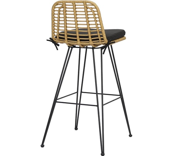Стул барный Bergenson Bjorn Vetle Flat, ротанг BB0000479