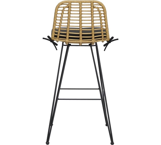 Стул барный Bergenson Bjorn Vetle Flat, ротанг BB0000479