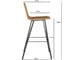 Стул барный Bergenson Bjorn Vetle Flat, ротанг BB0000479 10