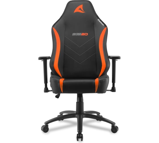 Игровое кресло CHAIRMAN Sharkoon Skiller SGS20 черно-оранжевое SGS20-BK/OG