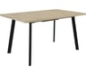 Стол AURORA Осло 140, Дуб Сильверджек Ореховый, Чёрный 101946