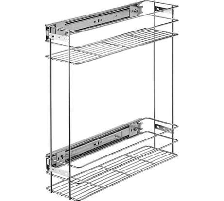 Бутылочница 200 мм с боковым креплением Lemax PROF, хром VK-01-200