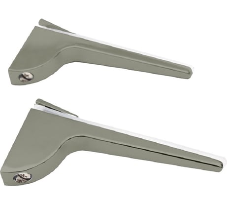 Полкодержатель ZY-156 130x65x22 2шт никель Trodos 304081