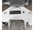 Игровой угловой компьютерный cтол VMMGame JETX LIGHT WHITE SF-1WWE 5