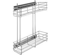 Корзина с боковым креплением 200 мм Lemax PROF, хром YJ-G6004C1