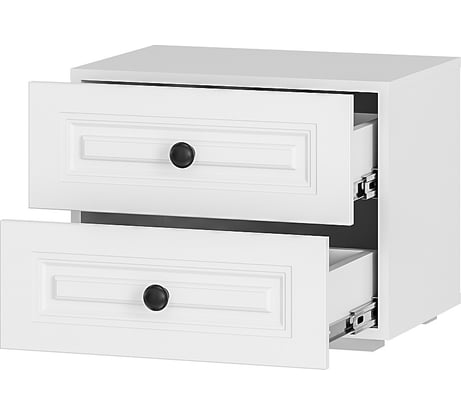 Тумба прикроватная Арника Софт ТБ-12 Белый/Эмаль белая, F26 00-00143359