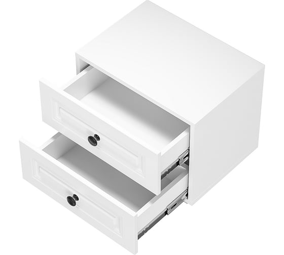 Тумба прикроватная Арника Софт ТБ-12 Белый/Эмаль белая, F26 00-00143359