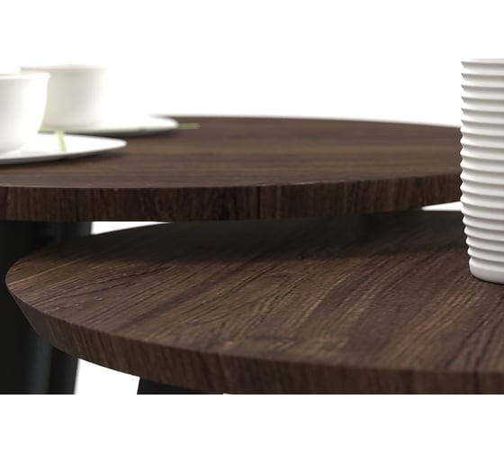 Стол лофт Desk Question DQ Malit Nut 10177